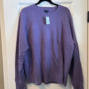 J. Crew Women’s Classic Fit Lavender Crewneck Sweater
